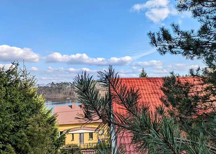Dom Na Skarpie Z Widokiem Na Jezioro, Z Kominkiem I Garazem 度假居